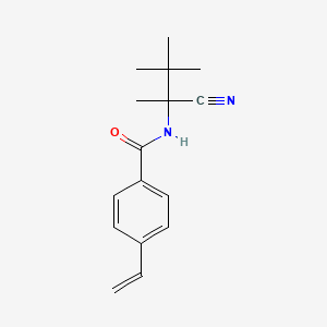 N-(1-cyano-1,2,2-trimethylpropyl)-4-ethenylbenzamide