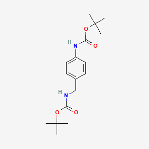 molecular formula C17H26N2O4 B2877313 tert-Butyl (4-N-boc-aminobenzyl)carbamate CAS No. 285119-75-7