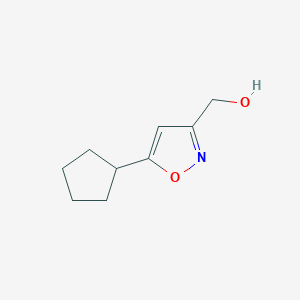 (5-Cyclopentyl-1,2-oxazol-3-yl)methanol