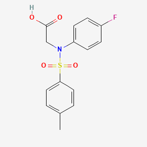N-(4-fluorophenyl)-N-[(4-methylphenyl)sulfonyl]glycine