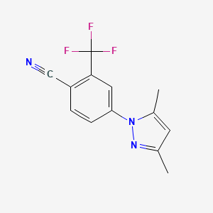 4-(3,5-dimethyl-1H-pyrazol-1-yl)-2-(trifluoromethyl)benzonitrile