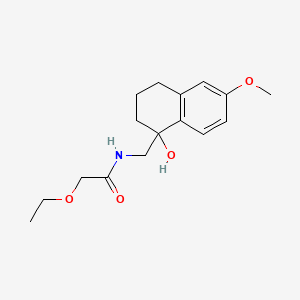 2-ethoxy-N-((1-hydroxy-6-methoxy-1,2,3,4-tetrahydronaphthalen-1-yl)methyl)acetamide