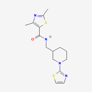 2,4-dimethyl-N-((1-(thiazol-2-yl)piperidin-3-yl)methyl)thiazole-5-carboxamide