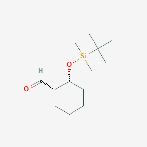 molecular formula C13H26O2Si B2877402 2alpha-(tert-Butyldimethylsiloxy)cyclohexane-1alpha-carbaldehyde CAS No. 176222-30-3