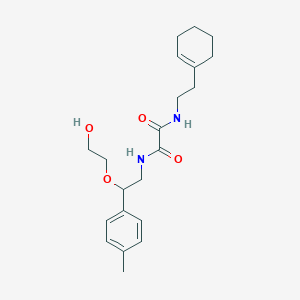 N1-(2-(cyclohex-1-en-1-yl)ethyl)-N2-(2-(2-hydroxyethoxy)-2-(p-tolyl)ethyl)oxalamide
