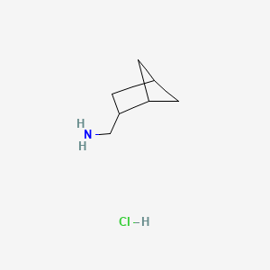 2-Bicyclo[2.1.1]hexanylmethanamine;hydrochloride