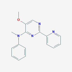 5-methoxy-N-methyl-N-phenyl-2-(2-pyridinyl)-4-pyrimidinamine