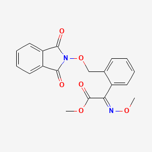 (E)-Methyl 2-(2-(((1,3-dioxoisoindolin-2-yl)oxy)methyl)phenyl)-2-(methoxyimino)acetate