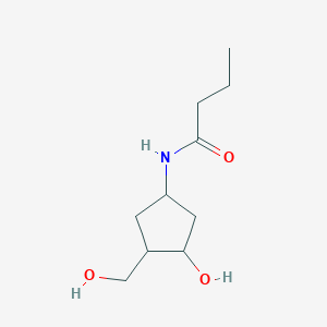 N-(3-hydroxy-4-(hydroxymethyl)cyclopentyl)butyramide