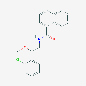 N-(2-(2-chlorophenyl)-2-methoxyethyl)-1-naphthamide