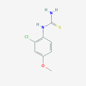 molecular formula C8H9ClN2OS B2877467 (2-Chloro-4-methoxyphenyl)thiourea CAS No. 51482-93-0