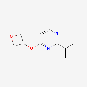 4-(Oxetan-3-yloxy)-2-(propan-2-yl)pyrimidine