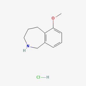 6-Methoxy-2,3,4,5-tetrahydro-1H-2-benzazepine;hydrochloride