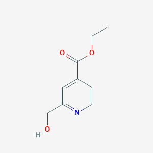 molecular formula C9H11NO3 B2877518 Ethyl 2-(hydroxymethyl)pyridine-4-carboxylate CAS No. 31804-60-1