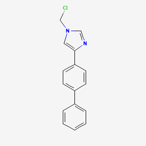 1-(Chloromethyl)-4-(4-phenylphenyl)imidazole