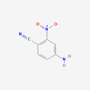 molecular formula C7H5N3O2 B2877554 4-Amino-2-nitrobenzonitrile CAS No. 72115-07-2