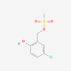 molecular formula C8H9ClO4S B2877558 (5-Chloro-2-hydroxyphenyl)methyl methanesulfonate CAS No. 78358-14-2