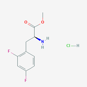 Methyl (2S)-2-amino-3-(2,4-difluorophenyl)propanoate;hydrochloride