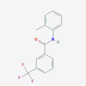 molecular formula C15H12F3NO B287762 N-(2-methylphenyl)-3-(trifluoromethyl)benzamide 