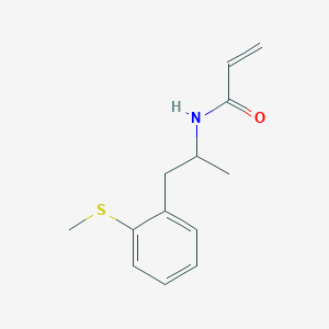 N-[1-(2-Methylsulfanylphenyl)propan-2-yl]prop-2-enamide