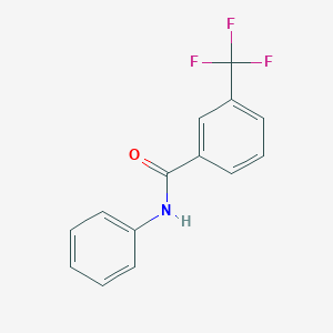 molecular formula C14H10F3NO B287763 N-phenyl-3-(trifluoromethyl)benzamide 