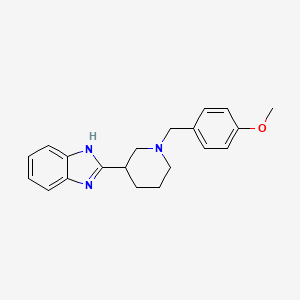 2-{1-[(4-methoxyphenyl)methyl]piperidin-3-yl}-1H-1,3-benzodiazole