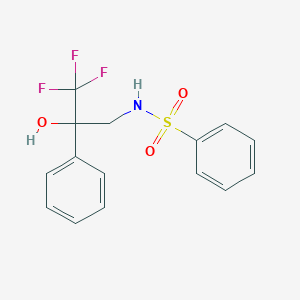 N-(3,3,3-trifluoro-2-hydroxy-2-phenylpropyl)benzenesulfonamide