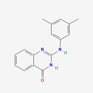 molecular formula C16H15N3O B2877755 2-(3,5-二甲基苯胺基)-4(3H)-喹唑啉酮 CAS No. 477887-10-8