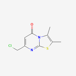 7-(Chloromethyl)-2,3-dimethyl-5H-thiazolo[3,2-a]pyrimidin-5-one