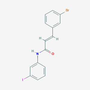 3-(3-bromophenyl)-N-(3-iodophenyl)acrylamide