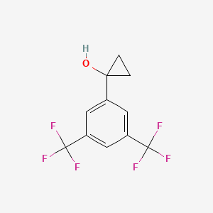 1-[3,5-Bis(trifluoromethyl)phenyl]cyclopropan-1-ol