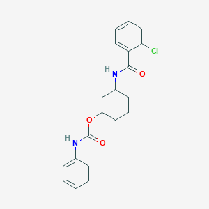 3-(2-Chlorobenzamido)cyclohexyl phenylcarbamate