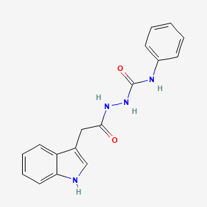 1-(2-(Indol-3-YL)-acetyl)-4-phenylsemicarbazide