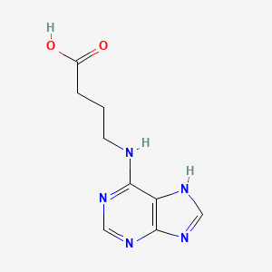 molecular formula C9H11N5O2 B2877814 4-(9H-purin-6-ylamino)butanoic acid CAS No. 31918-48-6
