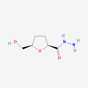 (2S,5R)-5-(Hydroxymethyl)oxolane-2-carbohydrazide