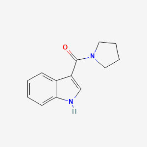 molecular formula C13H14N2O B2877861 3-(pyrrolidine-1-carbonyl)-1H-indole CAS No. 27393-78-8