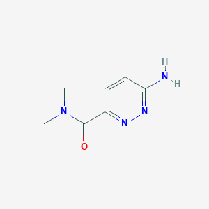 6-amino-N,N-dimethylpyridazine-3-carboxamide