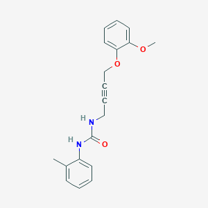 molecular formula C19H20N2O3 B2877902 1-(4-(2-Methoxyphenoxy)but-2-yn-1-yl)-3-(o-tolyl)urea CAS No. 1426314-87-5