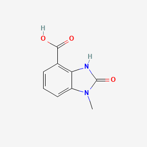 1-methyl-2-oxo-2,3-dihydro-1H-1,3-benzodiazole-4-carboxylic acid