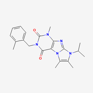 4,7,8-Trimethyl-2-[(2-methylphenyl)methyl]-6-propan-2-ylpurino[7,8-a]imidazole-1,3-dione
