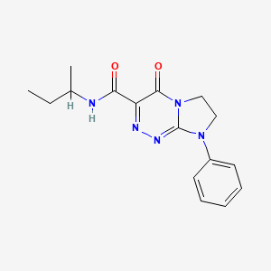 N-(sec-butyl)-4-oxo-8-phenyl-4,6,7,8-tetrahydroimidazo[2,1-c][1,2,4]triazine-3-carboxamide
