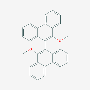 molecular formula C30H22O2 B287798 10,10'-Bis[9-methoxyphenanthrene] 