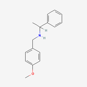 molecular formula C16H19NO B2878006 N-(4-甲氧基苄基)-1-苯乙胺 CAS No. 356537-04-7