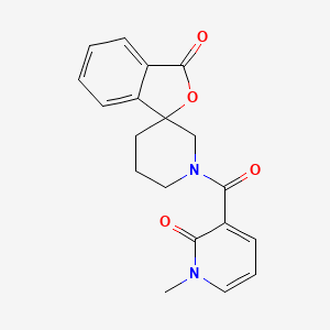 1'-(1-methyl-2-oxo-1,2-dihydropyridine-3-carbonyl)-3H-spiro[isobenzofuran-1,3'-piperidin]-3-one