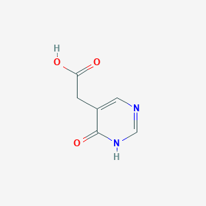 2-(4-Hydroxypyrimidin-5-yl)acetic acid