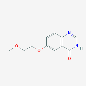 molecular formula C11H12N2O3 B2878085 6-(2-甲氧基乙氧基)喹唑啉-4-醇 CAS No. 1092460-48-4