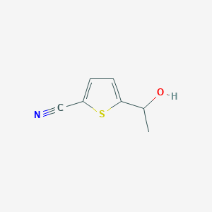 5-(1-Hydroxyethyl)thiophene-2-carbonitrile