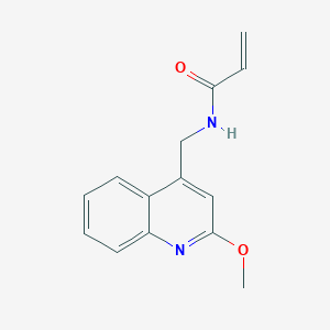 N-[(2-Methoxyquinolin-4-yl)methyl]prop-2-enamide