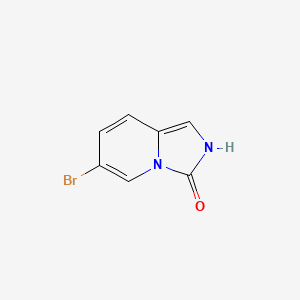 molecular formula C7H5BrN2O B2878132 6-溴咪唑并[1,5-a]吡啶-3(2H)-酮 CAS No. 1781068-25-4
