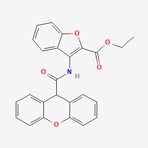 ethyl 3-(9H-xanthene-9-carboxamido)benzofuran-2-carboxylate